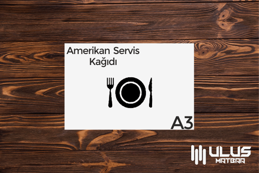Amerikan Servis Kağıdı  A3