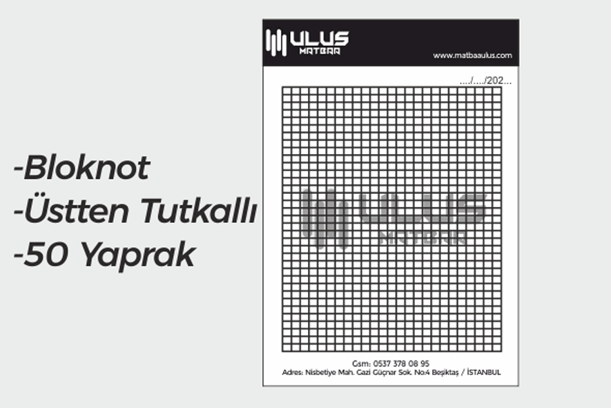 Tutkallı Bloknot